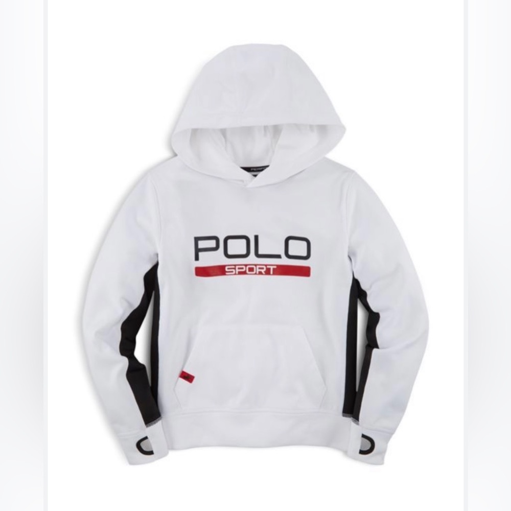 Ralph Lauren Polo Sport Hoodie White Size S